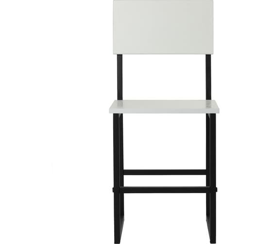 Изображение товара Стул Divan24 Лофт белый металлический каркас со спинкой для кухни 77000241