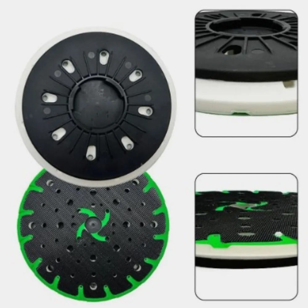 Изображение товара Шлифовальная тарелка для FESTOOL Vitatools зеленая жесткая диаметр 150 мм