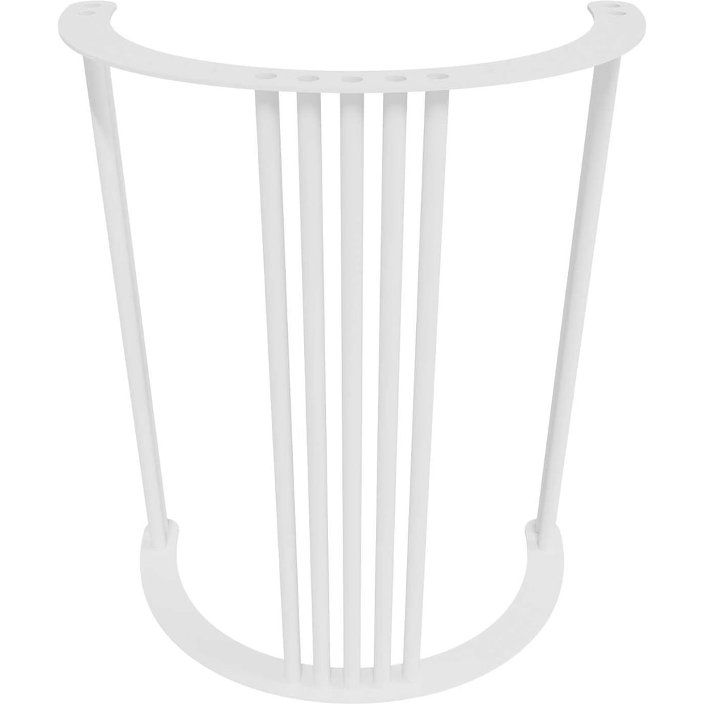 Изображение товара Металлическая ножка GENGLASS полумесяц VIOLUR GGTP-20-3 для мебели, сталь, белая