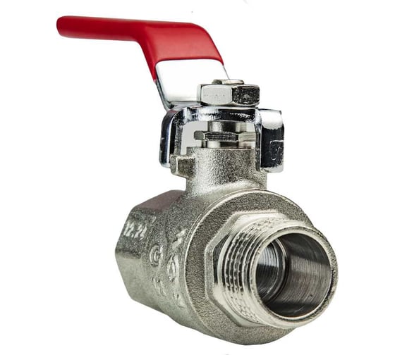 Изображение товара Кран шаровой KROMWELL ручка-рычаг, 1/2", внутренняя - внутренняя резьба KW.283.04