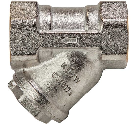 Изображение товара Фильтр механической очистки KROMWELL косой, 3/4", внутренняя - внутренняя резьба KW.400.05