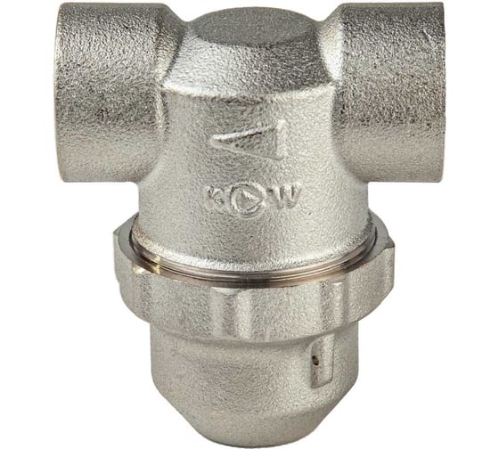 Изображение товара Фильтр механической очистки KROMWELL Т-образный, 1/2", внутренняя - внутренняя резьба KW.401.04