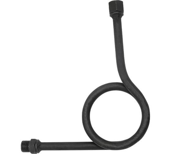 Изображение товара Петлевая трубка для манометра РОСМА Рy250 до 300C, углеродистая сталь, угловая 90°, ВР/НР G1/2 D070-03478