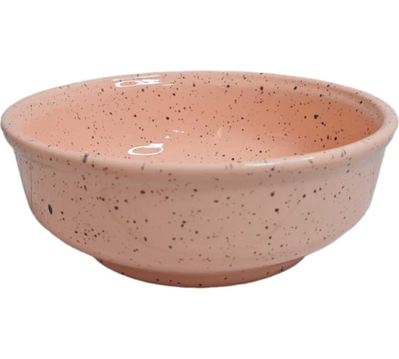 Изображение товара Миска Борисовская керамика Русская 0.8 л, средняя, фламинго 109539