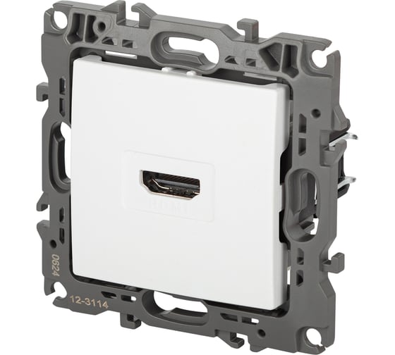 Изображение товара Розетка HDMI ЭРА Серия 12 12311401М белый матовый Б0065724