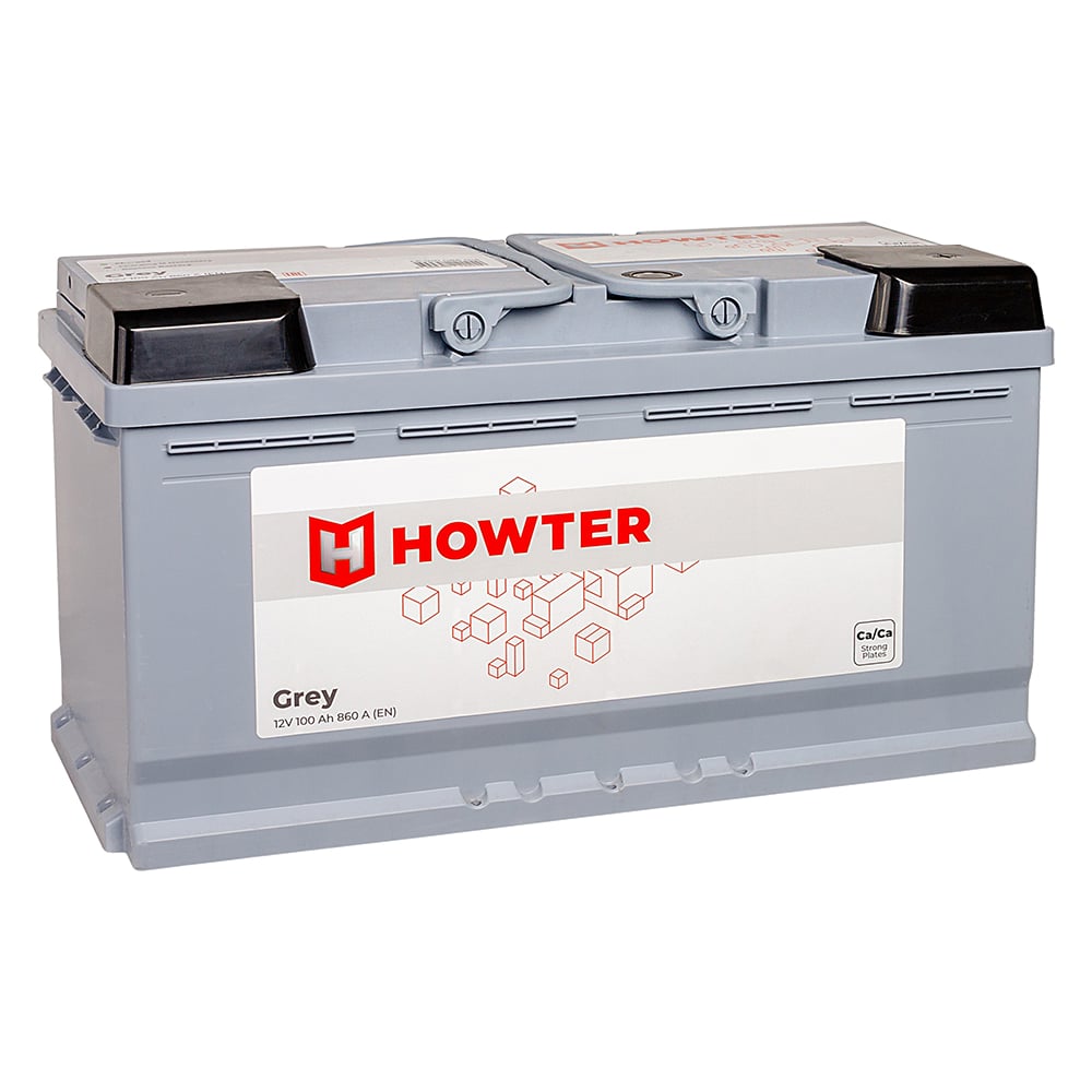 Изображение товара Аккумулятор Howter Grey 100R 860A 12В 100А*ч автомобильный