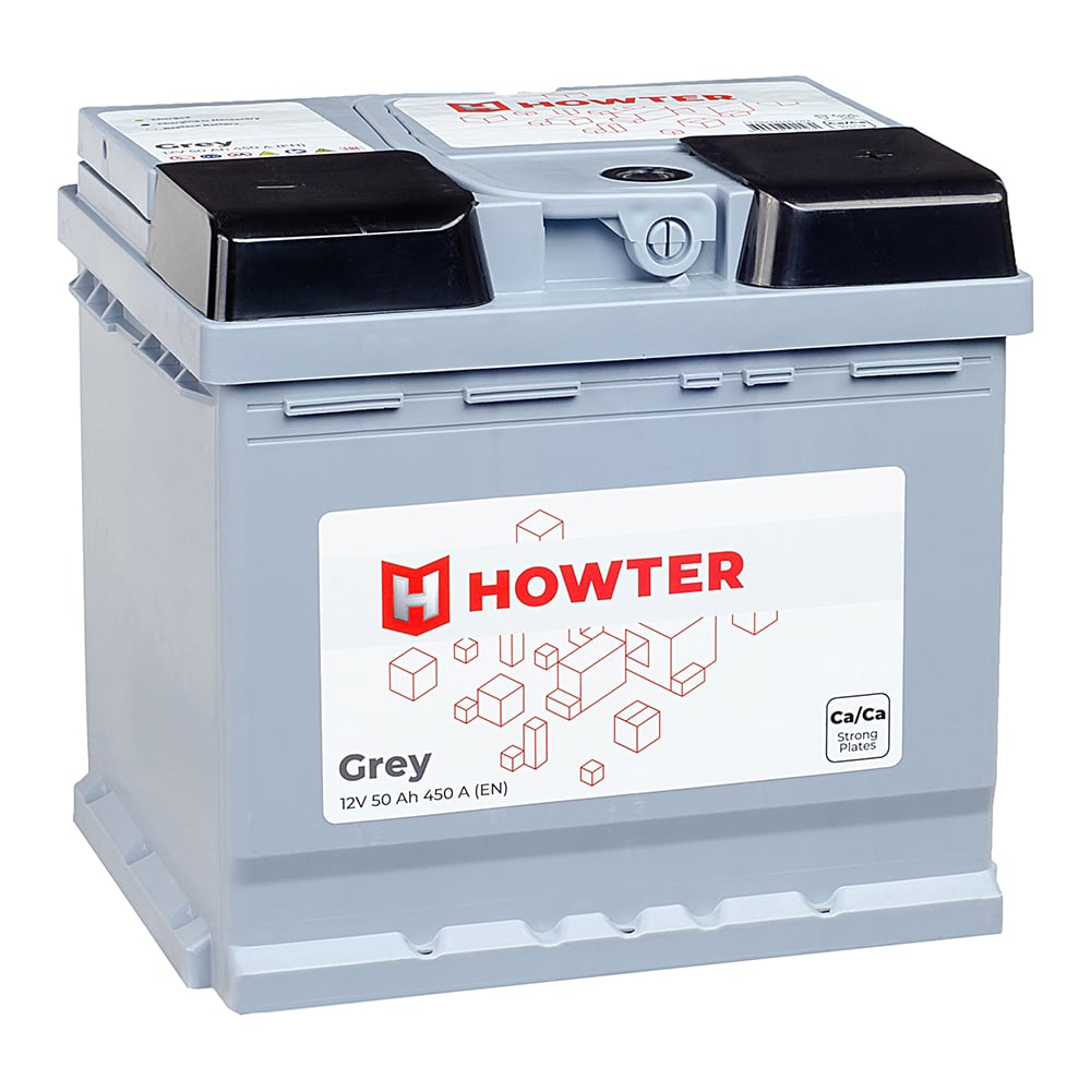 Изображение товара Аккумулятор Howter Grey 50R 12В 50Ач 450А кальциевый