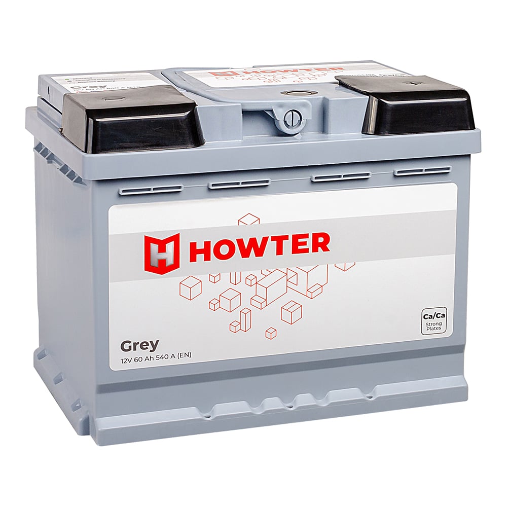 Изображение товара Аккумулятор Howter Grey 60R 12В 60Ач 540А 242x175x190 мм