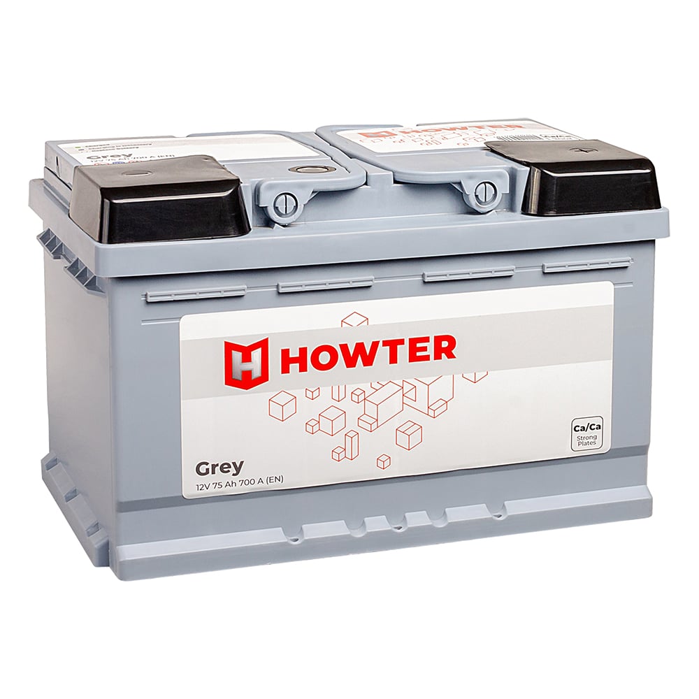 Изображение товара Аккумулятор Howter Grey 75RS 700A 12V 75Ah для автомобиля