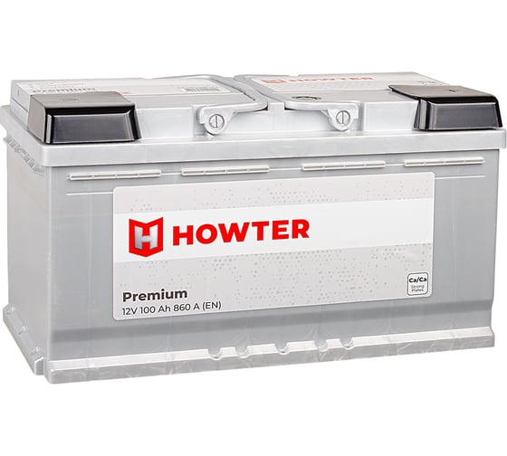 Изображение товара Аккумулятор Howter Premium 100R 860A 353x175x190 463196