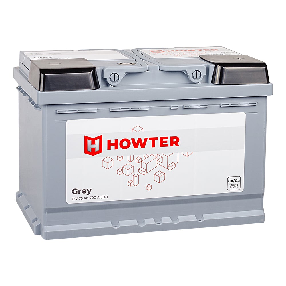 Изображение товара Аккумулятор Howter Grey 75R 700A 278x175x190 мм автомобильный