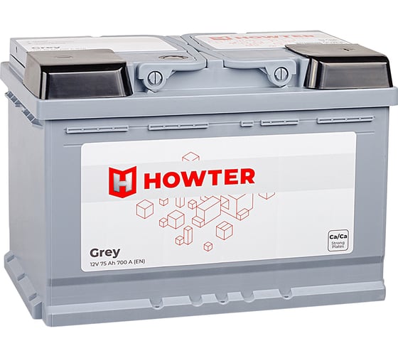 Изображение товара Аккумулятор Howter Grey 75R 700A 278x175x190 463185