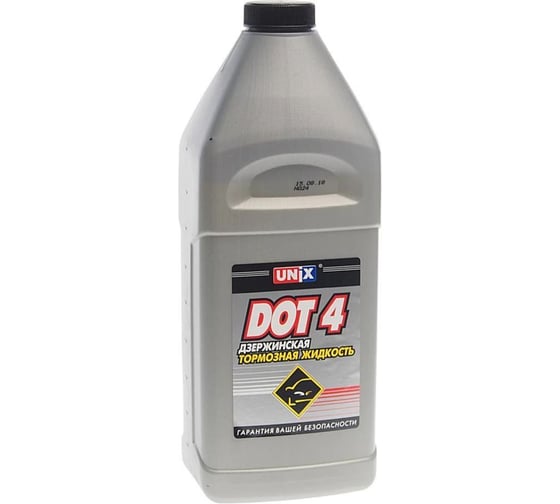 Изображение товара Тормозная жидкость UNIX ДОТ-4, канистра 910гр 4600169
