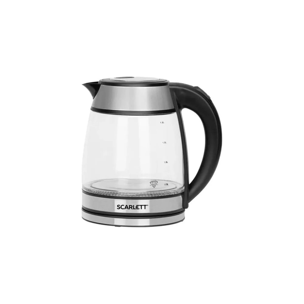 Изображение товара Электрический чайник Scarlett 1800 Вт 1.7 л SC-EK27G54 серебристый