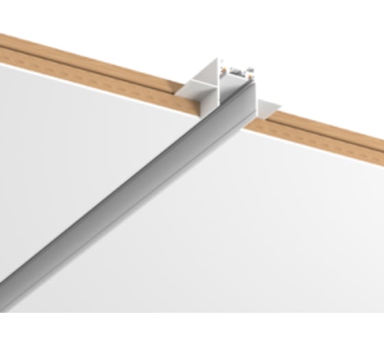 Изображение товара Шинопровод магнитный встраиваемый VARTON в гипсокартон, 2 м, для магнитной системы Galakti, белый V4-R7-00.RG23.TRK-0020