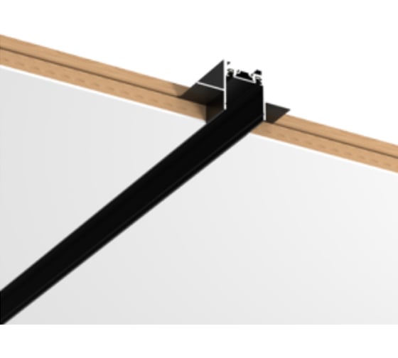Изображение товара Шинопровод магнитный встраиваемый VARTON в гипсокартон, 2 м, для магнитной системы Galakti, черный V4-R7-09.RG23.TRK-0020