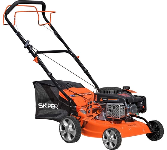 Изображение товара Газонокосилка бензиновая SKIPER GW401S 40 см, самоходная, Loncin 4 лс, сталь. дека, травосб. 45 л, нож 00-00014770