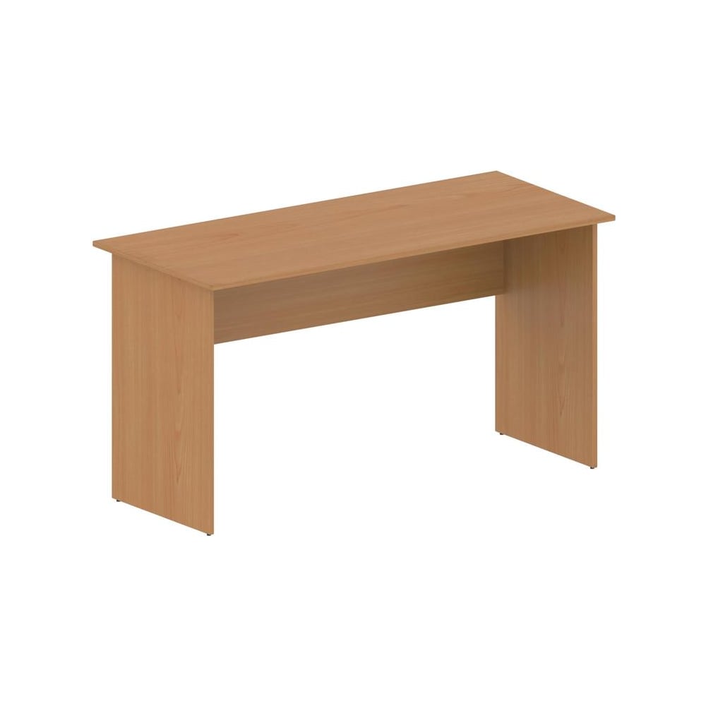 Изображение товара Письменный стол Комфорт-Питер Бюджет 2363 1360 мм ЛДСП классика коричневый