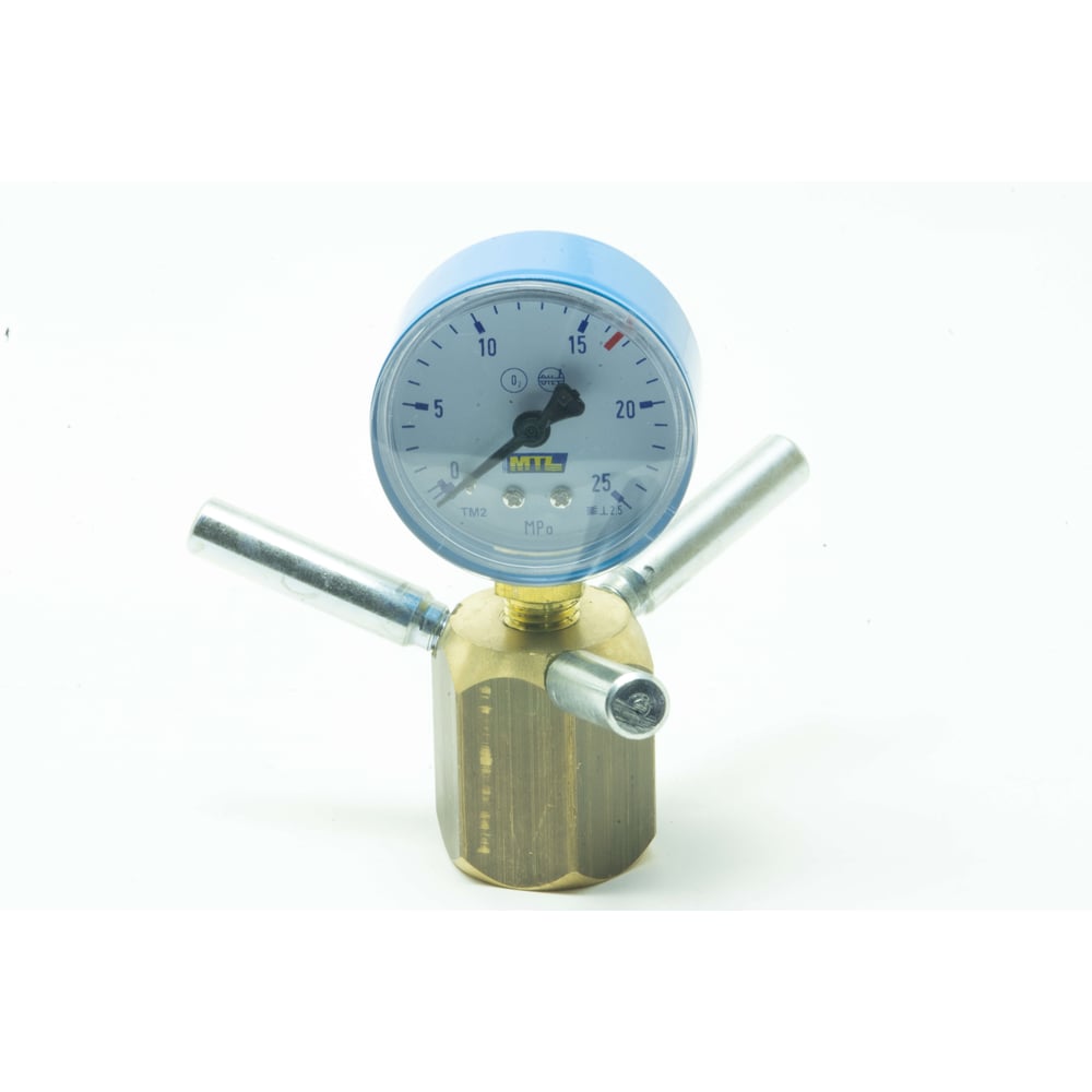 Изображение товара Газовый измеритель давления кислородное СваркаДжет профессиональный проверочный прибор