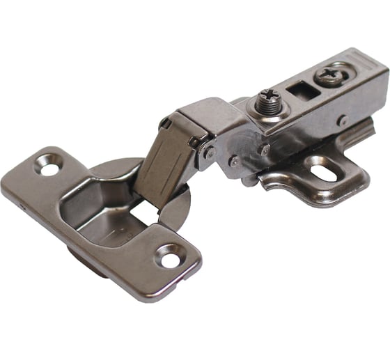 Изображение товара Петля мебельная StahlBuro 1110 Clip-On 2 шт, черная, полунакладная с доводчиком 16343