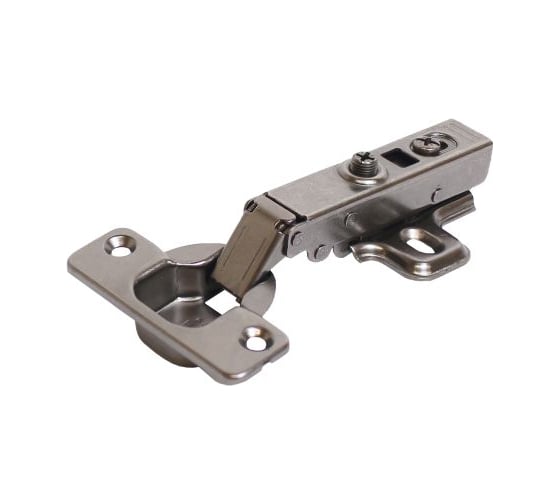 Изображение товара Петля мебельная StahlBuro 1109 Clip-On 2 шт, черная, накладная с доводчиком 16342