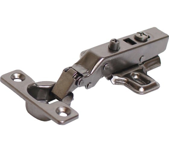 Изображение товара Петля мебельная StahlBuro D26 Clip-on 2 шт, черная, мини полунакладная с доводчиком 16345