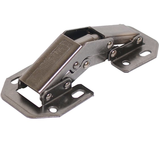 Изображение товара Петля мебельная StahlBuro 104х44 (большая) А-8 (8-шарнирная) 2 шт, черная, без врезки 16350