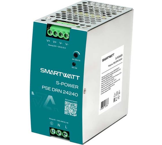 Изображение товара Импульсный блок питания SmartWatt PSE DRN 24240