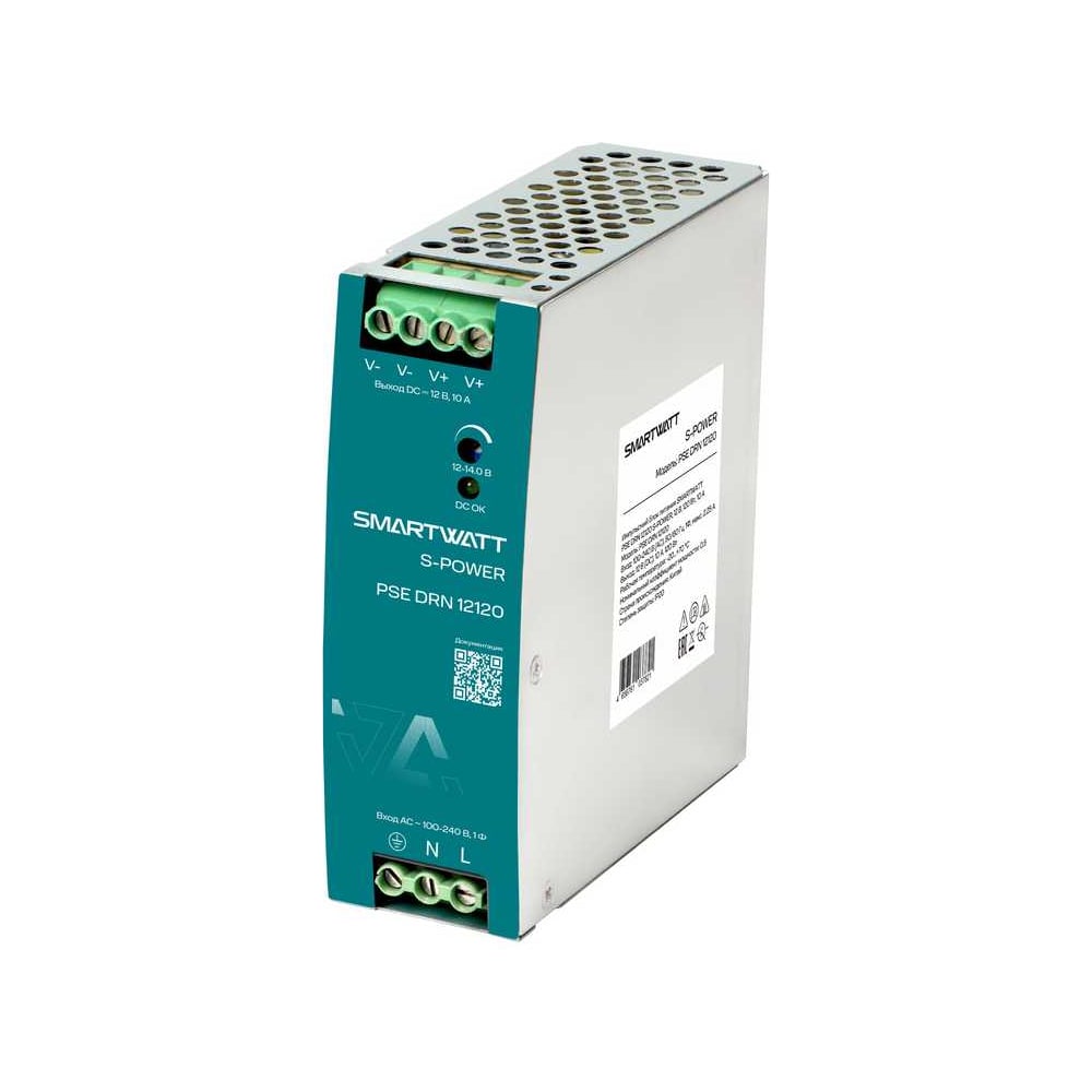 Изображение товара Импульсний блок живлення SmartWatt PSE DRN 24120 24-28 В 5 А компактний