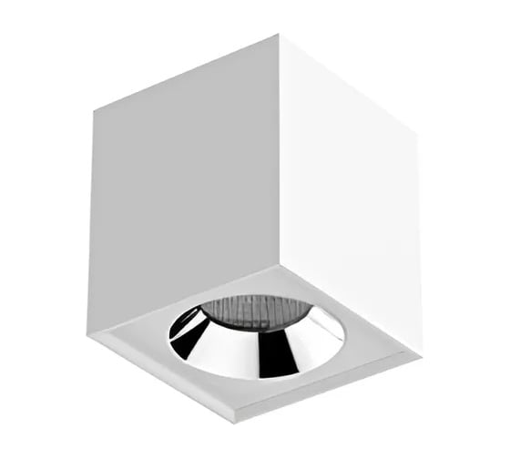 Изображение товара Светодиодный светильник VARTON DL-02 Cube накладной 100x110 мм 12 Вт 3000 K 35 RAL9010 белый матовый V1-R0-00360-20000-2001230