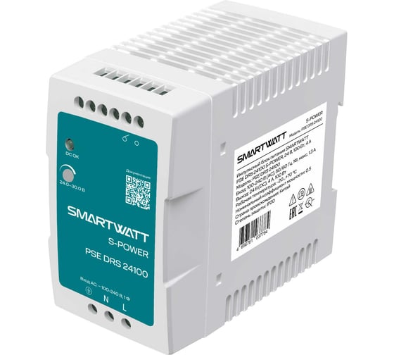 Изображение товара Импульсный блок питания SmartWatt PSE DRS 24100