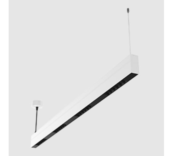 Изображение товара Светодиодный светильник VARTON Stellar-Line Comfort Up n Down подвесной 1200x35x75 мм 56 ВТ 4000 K RAL9010 белый матовый с линзами 50 градусов двойная засветка V1-R0-W0493-05L21-2005640