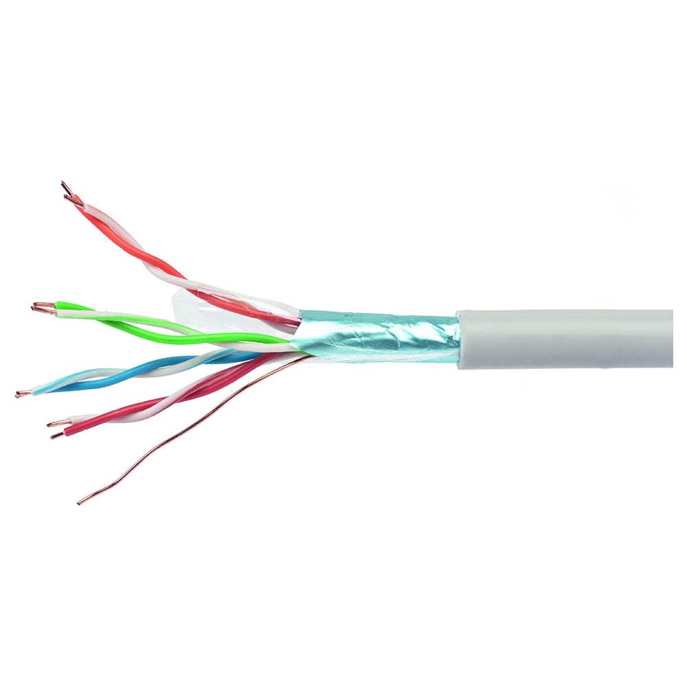 Изображение товара Кабель сетевой FTP indoor Cablexpert 5e 100м одножильный серый