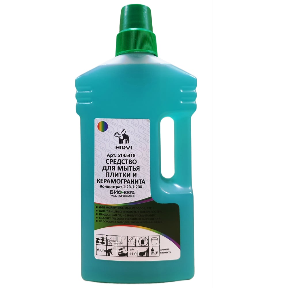 Изображение товара Средство для мытья плитки и керамогранита HIRVI WIPE CLEAN Kerama 1 л
