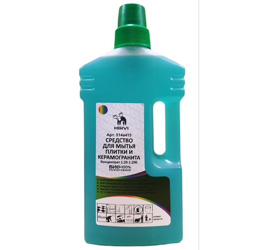 Изображение товара Средство для мытья плитки и керамогранита HIRVI WIPE CLEAN Kerama 1 л 514а415