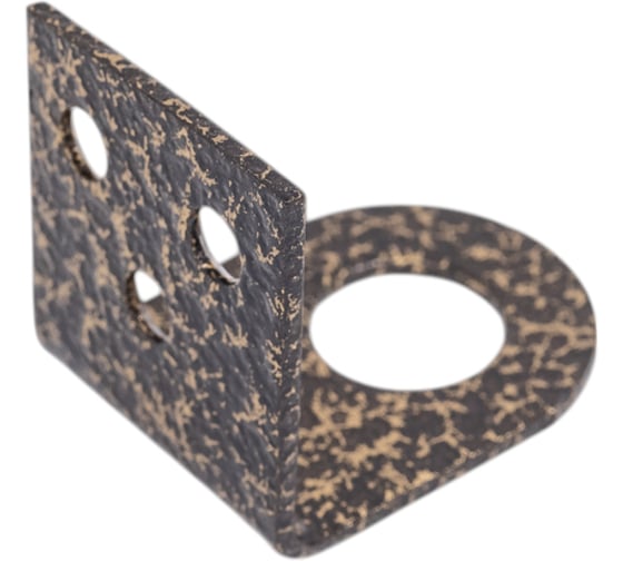 Изображение товара Проушина малая Трибатрон гнутая, 30x70, бронзовый антик 88519