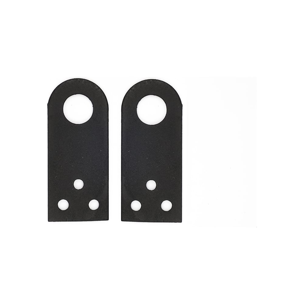 Изображение товара Проушина малая Трибатрон 30x70 чёрный муар, металлическая, крепеж