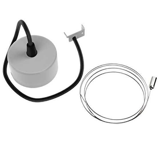 Изображение товара Комплект для подвеса светильников VARTON Stellar-Line, длина троса 1,2 м (1 комплект на 1 светильник) RAL9010 белый матовый V4-R0-W0.0006.SL0-0001