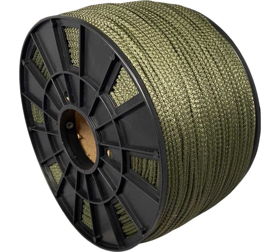 Изображение товара Шнур вязаный полипроипленовый ООО Оптхозторг 3 мм 500 м хаки 03835008