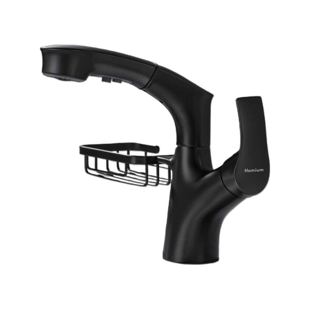 Изображение товара Смеситель Homium Lux 1 Black для ванной с мыльницей