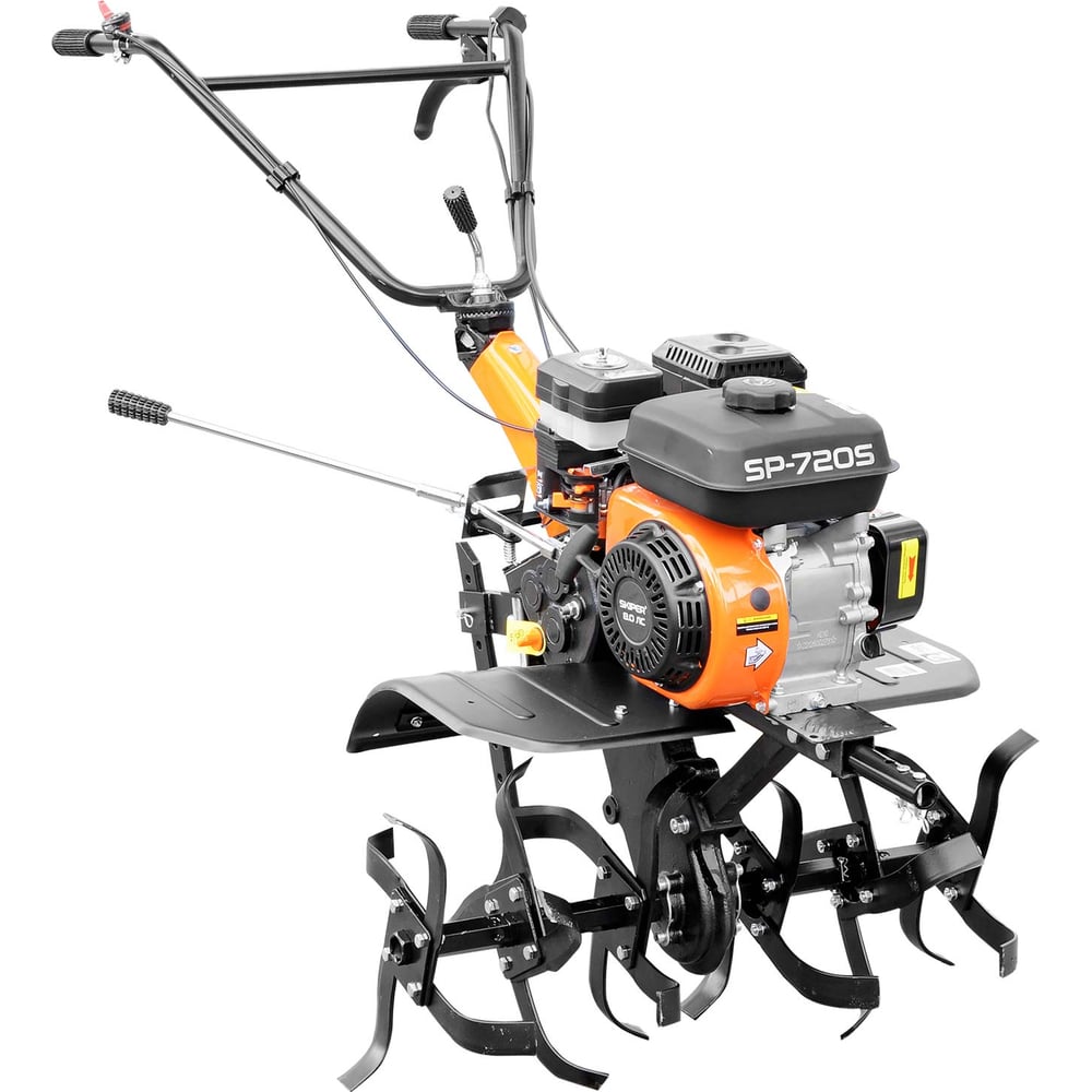 Изображение товара Культиватор SKIPER SP-720S 8 л.с. без ВОМ, регул. руля, надежный