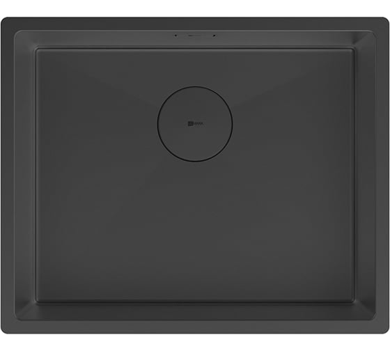Изображение товара Мойка кухонная Lemark OLANGA 540 из нерж.стали, черный матовый в комплекте крепеж, арматура сливная с прямоуг.переливом, сифон 9932128
