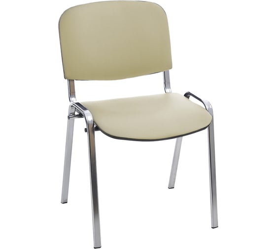 Изображение товара Стул Helmi HL-F01 Изо, каркас хром, обивка кожзам бежевый 359859