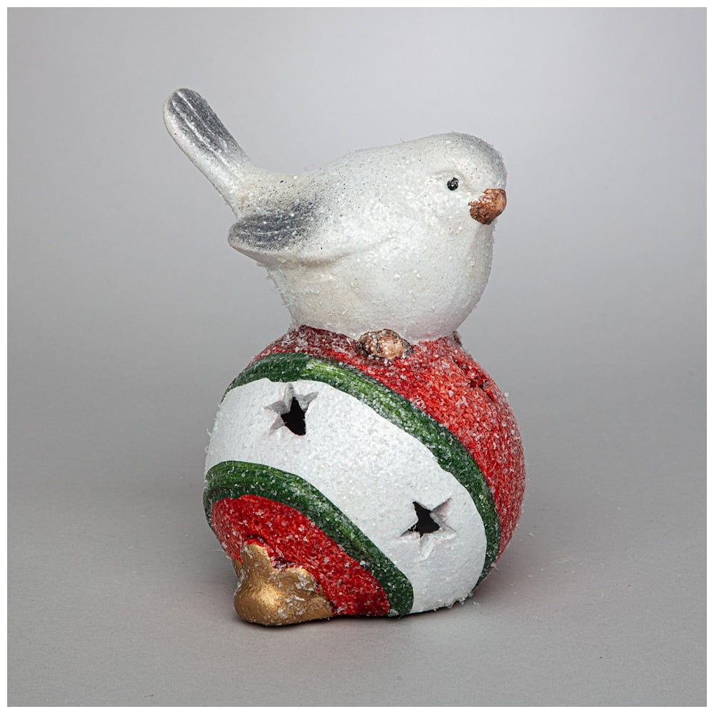 Изображение товара Фигурка Lefard птичка на шарике с LED-подсветкой 8,5x7,5x10 см