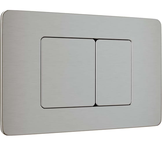 Изображение товара Кнопка смыва WAVE SS04 универсальная, сатин, прямоугольная, нержавеющая сталь 554037