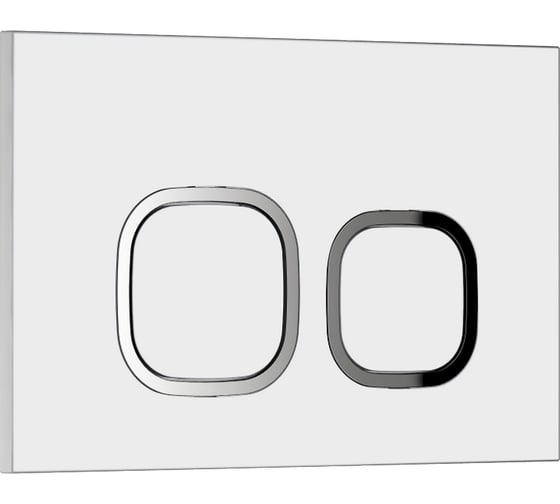 Изображение товара Кнопка смыва WAVE А1 универсальная, белая, АБС-пластик, квадратная 552525