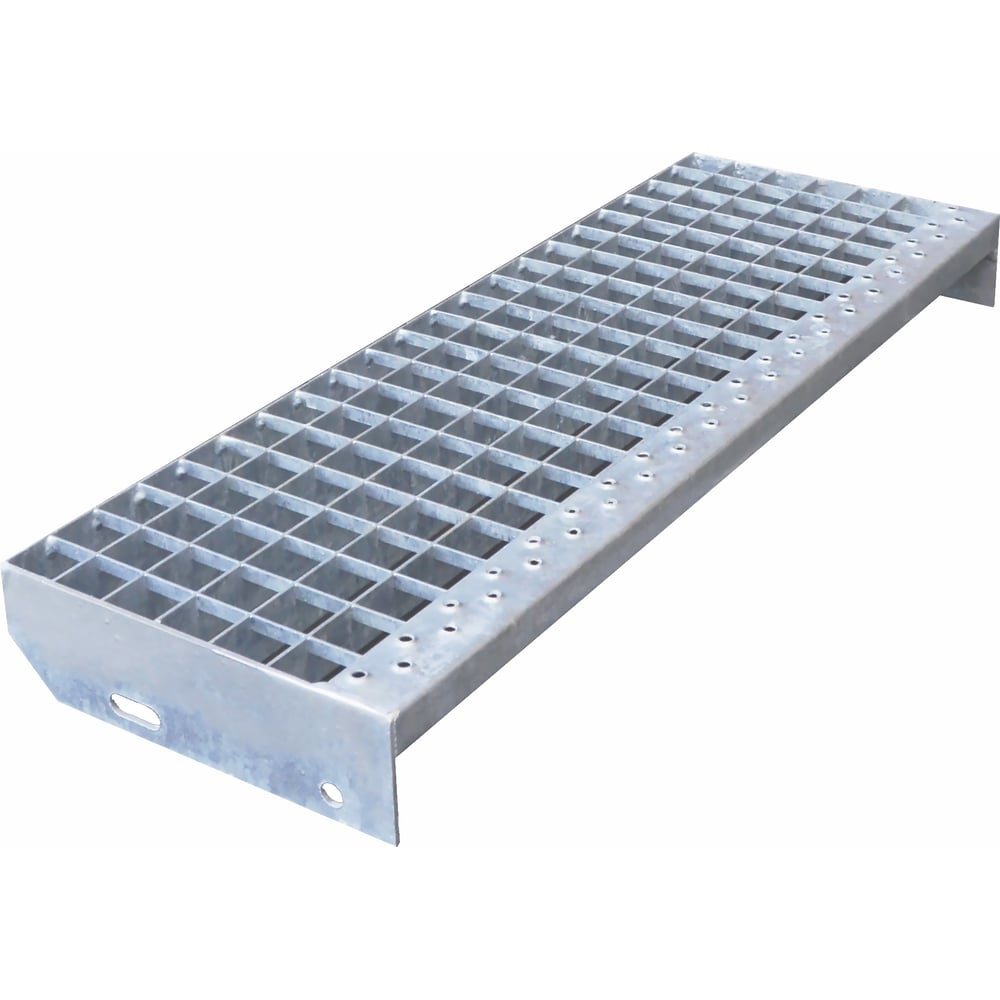 Изображение товара Ступень из прессованного настила AQUADRENAG 33x33/30x2/800x270 мм, серый