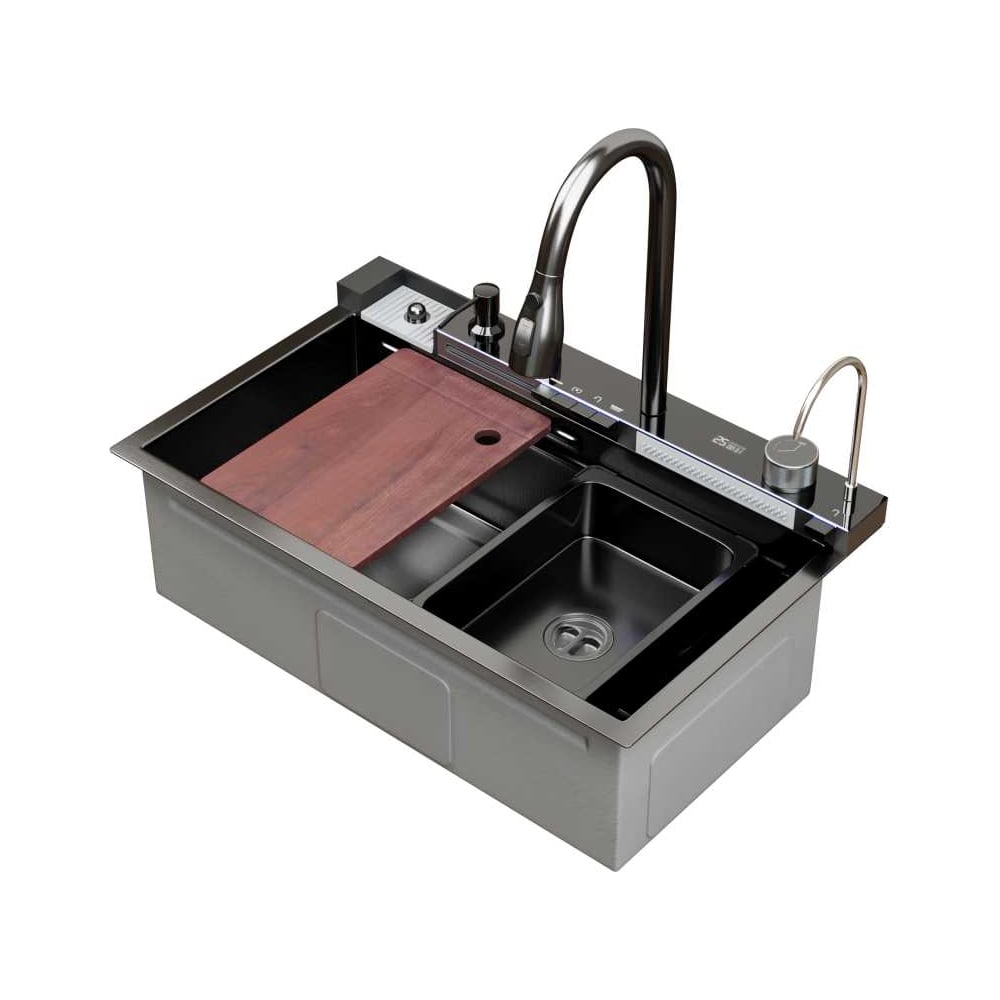 Изображение товара Мойка MIXLINE настольный монтаж 75x46 см V2 0 графит PRO