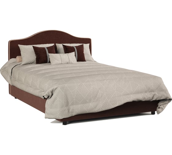 Изображение товара Кровать Шарм Класс 120 полутороспальная, велюр Дрим шоколад 34062026114