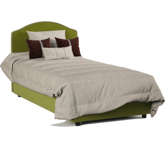 Изображение товара Кровать Шарм Класс 100 односпальная, велюр Дрим эппл 34062026112